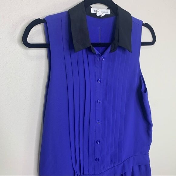 BCBGeneration cobalt blue back collar dress B1 - Picture 2 of 10